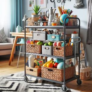 Organizing Your Home with Utility Carts Creative Storage Solutions-6